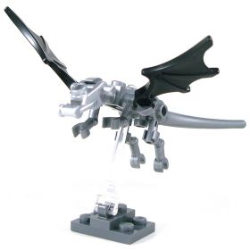 LEGO Silver Dragon Wyrmling [CLONE]