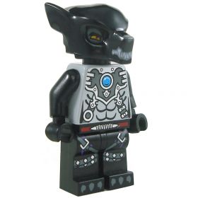 LEGO Jackalwere, Black with Gray Breastplate