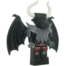 LEGO Minotaur, Half-fiend (winged), Black