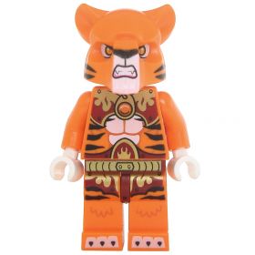 LEGO Lycanthrope: Weretiger, Orange Fur, Dark Red Loincloth