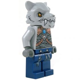 LEGO Lycanthrope: Werewolf, Light Bluish Gray, Wrapped Chest, Torn Pants