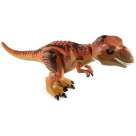 LEGO Dinosaur: Tyrannosaurus Rex (Dreadfang), Huge, Dark Orange, Light and Dark Brown