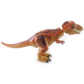 LEGO Dinosaur: Tyrannosaurus Rex (Dreadfang), Huge, Dark Orange, Light and Dark Brown