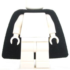 LEGO LEGO Cape, Single Hole, Black Stretchy Fabric