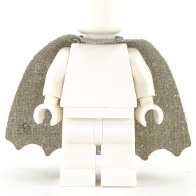 LEGO LEGO Cape, Gray with Bat Design, Scalloped Edges