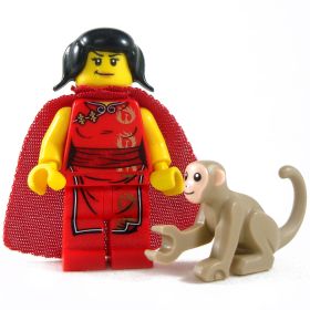 LEGO Monkey, Dark Tan with Lighter Face