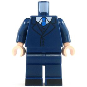 LEGO Dark Blue Suit with Black Shoes