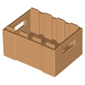 LEGO Wooden Bin/Crate/Box, Large