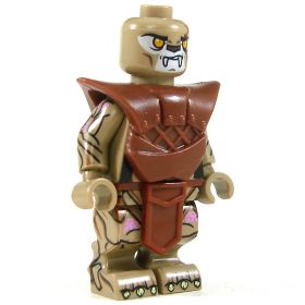 LEGO Gnoll Sergeant (or Hunter), Brown Armor