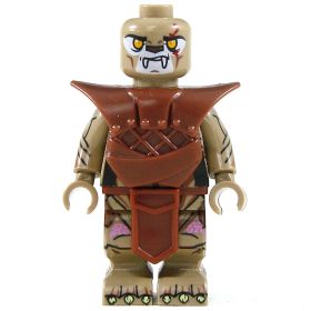 LEGO Gnoll Sergeant (or Hunter), Brown Armor