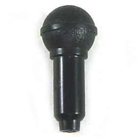 LEGO Microphone, Black with Black Windscreen