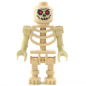 LEGO Skeleton, Bent Arms, Tan