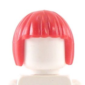LEGO Hair, Female with Short Bob, Red