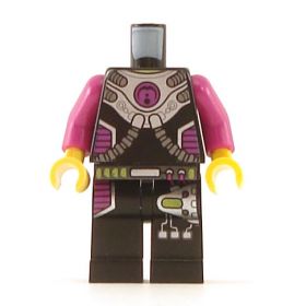 LEGO Black and Magenta Torso, Futuristic