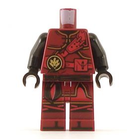 LEGO Dark Red Armored Keikogi with Lion Head