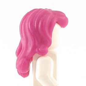 LEGO Hair, Female, Wavy and Thick (and Magenta)