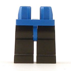 LEGO Legs, Black with Blue Hips