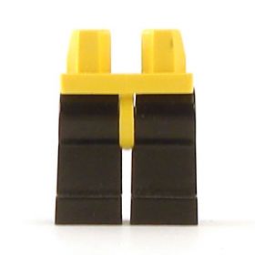LEGO Legs, Black with Yellow Hips