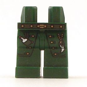 LEGO Legs, Dark Green with Potion and Chain