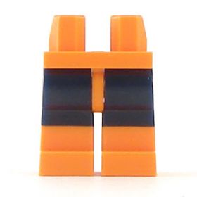 LEGO Legs, Orange with Blue Top