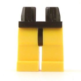LEGO Legs, Yellow with Black Hips