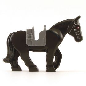 LEGO Undead Horse (or Nightmare), All Black with Red Eyes (LEGO®)