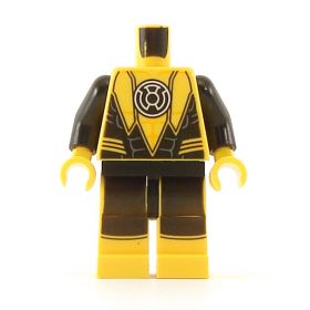 LEGO Yellow and Black Suit with Faint Muscles Outline