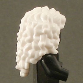 LEGO Hair, Female, Long Tousled Waves, White