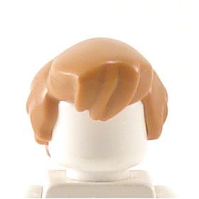 LEGO Hair, Shaggy with Side Part, Light Brown