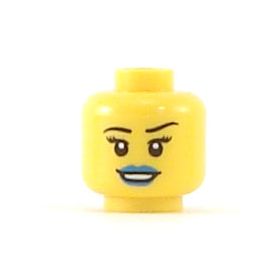 LEGO Head, Female with Blue Lips, Smile