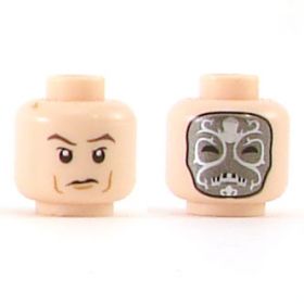 LEGO Head, Light Flesh, Frown / Mask