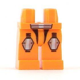 LEGO Legs, Orange with Knee Protection