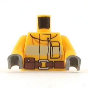 LEGO Torso, Bright Light Orange with Belt and Pouch