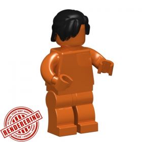 LEGO Maverick Hair by BrickForge, Dark Tan