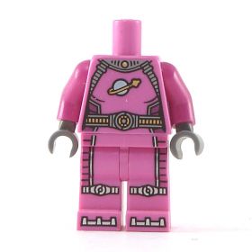 LEGO Pink Outfit, Female with Planet Emblem