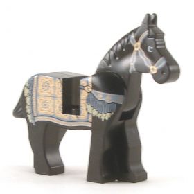 LEGO Riding Horse with Persian Blanket Print