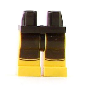 LEGO Legs, Yellow with Black Markings