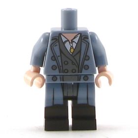 LEGO Black Keikogi with White Arms, Sash, and Trim [CLONE]