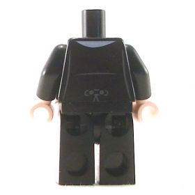 LEGO Black Keikogi with White Arms, Sash, and Trim [CLONE] [CLONE]