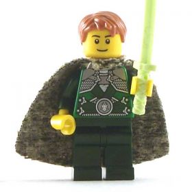 LEGO Custom Cape / Cloak, Mottled Green (Camouflage)
