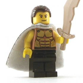 LEGO Custom Cape / Cloak, Olive Drab Leather with Inner Lining