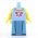 LEGO Blue Dress with Straps, Butterfly on Front