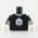 LEGO Torso, Black Shirt with Skull
