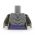 LEGO Torso, Female, Gray Armor with Purple Sash