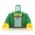 LEGO Torso, Bare chest with Brown Vest, Anchor Tattoo [CLONE] [CLONE] [CLONE]