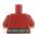 LEGO Torso, Dark Red with Flame Emblem
