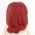LEGO Hair, Female, Wavy and Thick, Dark Red (rubber)