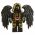 LEGO Aarakocra - Black Owl, Gold Wizard Outfit