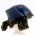 LEGO Hat, Dark Blue, Black Hair with Small Ponytail