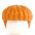 LEGO Hair, Short Bowl Cut, Orange